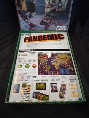 Pandemic (1st Edition) Board Game by Z-Man Games Open Box Sealed Contents - Thumbnail 4