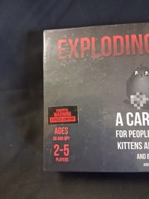 Exploding Kittens Card Game (2015) SEALED, BRAND NEW - Thumbnail 3