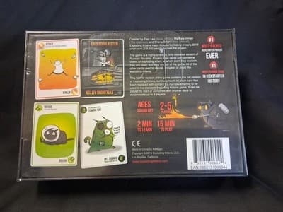 Exploding Kittens Card Game (2015) SEALED, BRAND NEW - Thumbnail 4