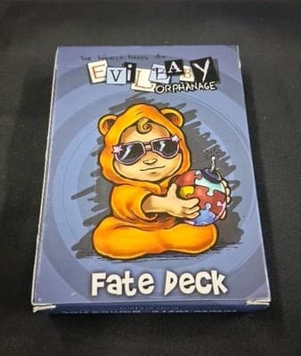 Evil Baby Orphanage Card Game (Wyrd Miniatures) Lot With Fate Deck & Crayon Deck - Thumbnail 6