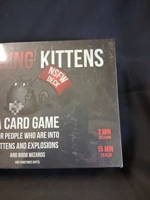 Exploding Kittens Card Game (2015) SEALED, BRAND NEW - Thumbnail 2