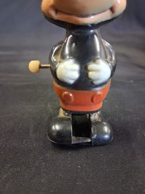 Disney Mickey Mouse Vintage Wind-Up Toy Figure - Tomy - Thumbnail 2