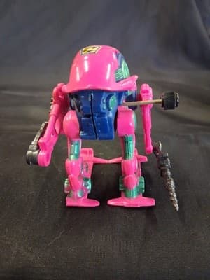 Vintage 1994 Wind Up Toy Power Workbot Robot Worker by New-Ray Novelty - Thumbnail 7