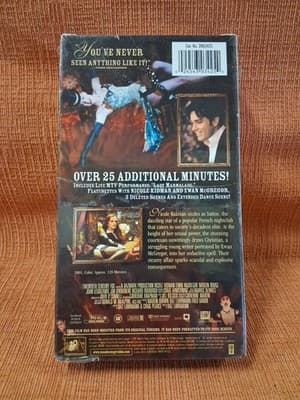 Moulin Rouge VHS, 2002, Special Edition Bonus Live MTV Performance New Sealed - Thumbnail 3