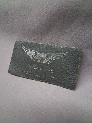 James C. Rae U.S. Army Patch Leather Used - Thumbnail 2