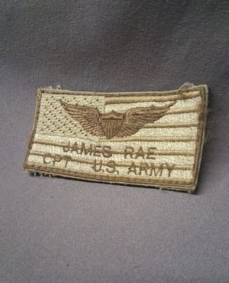 James Rae U.S. Army Patch Captain - Thumbnail 2