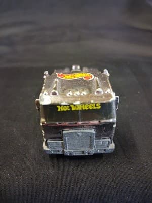 VTG Hot Wheels Mattel Inc 1988 Malaysia Chrome Heavy Duty Semi/ Tractor Trailer - Thumbnail 2