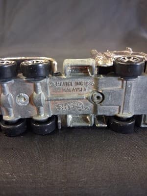 VTG Hot Wheels Mattel Inc 1988 Malaysia Chrome Heavy Duty Semi/ Tractor Trailer - Thumbnail 7