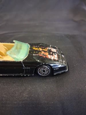 Hot Wheels GETTY PROMO CUSTOM CORVETTE Black UH UltraHot Wheels 1989 N.Mint - Thumbnail 7
