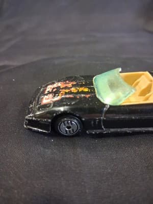 Hot Wheels GETTY PROMO CUSTOM CORVETTE Black UH UltraHot Wheels 1989 N.Mint - Thumbnail 2