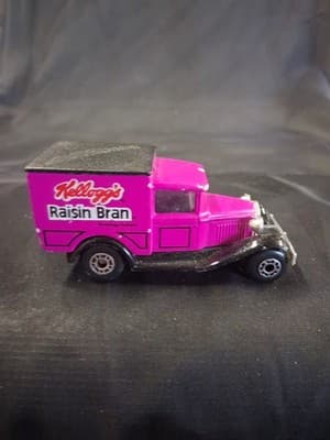 1979 Matchbox Kellogg’s Raisin Bran Ford Model A Purple / Black Truck - Thumbnail 5
