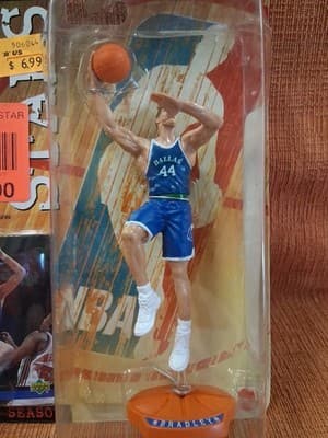 Mattel NBA Court Collection Super Stars Shawn Bradley '99/'00 Dallas - Thumbnail 2