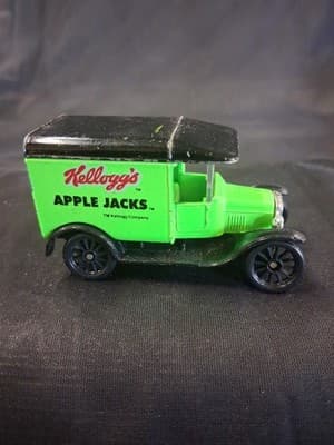 Matchbox 1921 Model T Ford Delivery Panel Truck Kellogg's Apple Jacks Green 1:52 - Thumbnail 3