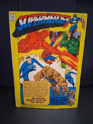 Fantastic Four 'The Way It Began' Book And Record Set 45 RPM VTG - Thumbnail 5