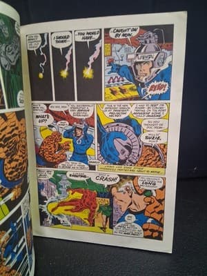 Fantastic Four 'The Way It Began' Book And Record Set 45 RPM VTG - Thumbnail 3