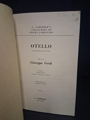 Vintage Metropolitan Opera Libretto OTELLO 1963 - Thumbnail 6