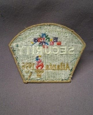 1996 Atlanta, Georgia Olympic Games Security Police Shoulder Patch GA - Thumbnail 2