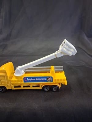 Hot Wheels Telephone Maintenance China 1996 Bucket Truck Yellow Loose - Thumbnail 5