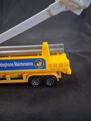Hot Wheels Telephone Maintenance China 1996 Bucket Truck Yellow Loose - Thumbnail 6