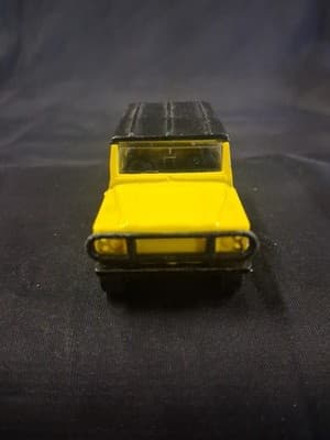 1987 Matchbox Land Rover Ninety Yellow Purple Mountain Trails Loose - Thumbnail 2
