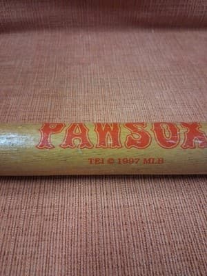 PAWSOX 1997 18" MINI COLLECTABLE BASEBALL BAT - Thumbnail 4