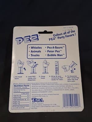 2000 Pez Party Favors Pez-A-Saurs Set/4 Mini Pez Dispensers with Candy - Thumbnail 2