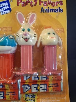 PEZ "PARTY FAVORS ANIMALS" Dispensers 2000 4 in NEW PACKAGE (NIP) - Thumbnail 3
