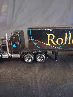 Matchbox Super Rigs Kenworth Aerodyne Semi, Rollerblade, Black - Thumbnail 7