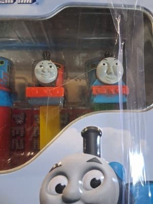 Thomas and Friends PEZ Candy Dispenser Tin Lunch Box NEW Sealed - Thumbnail 5