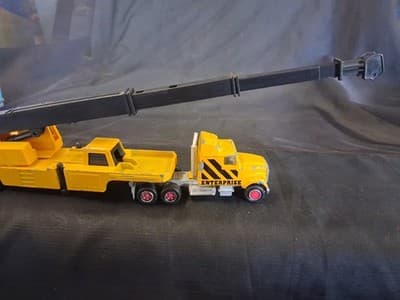 Majorette Super Movers 600 Series Enterprise Crane Truck - Thumbnail 5
