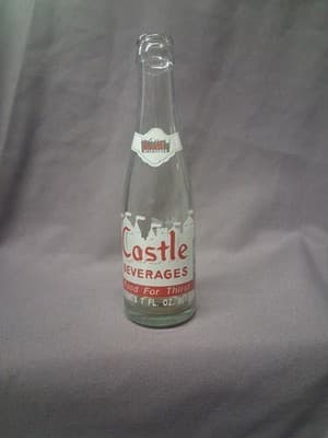 Vintage Castle Beverages Ansonia CT Acl 7 oz soda bottle - Thumbnail 2