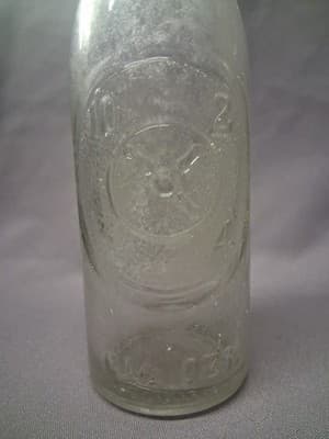 Vintage Dr Pepper Soda Pop Bottle GOOD FOR LIFE 2 4 10 Clock Clear 6-1/2 oz - Thumbnail 5