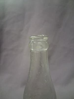 Vintage Dr Pepper Soda Pop Bottle GOOD FOR LIFE 2 4 10 Clock Clear 6-1/2 oz - Thumbnail 4