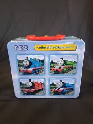 Thomas and Friends PEZ Candy Dispenser Tin Lunch Box NEW Sealed - Thumbnail 7
