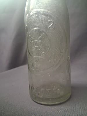 Vintage Dr Pepper Soda Pop Bottle GOOD FOR LIFE 2 4 10 Clock Clear 6-1/2 oz - Thumbnail 6