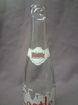 Vintage Castle Beverages Ansonia CT Acl 7 oz soda bottle - Thumbnail 3