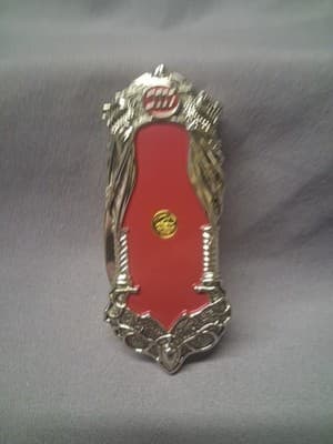 Franklin Mint-Collector Series Fantasy Dragon Folding Dagger Knife Case - Thumbnail 4