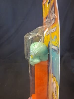 NEW Sponge Bob SquarePants Squidward PEZ Candy Dispenser RARE Unopened on Card - Thumbnail 3