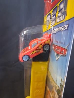 PEZ Cars Candy Dispenser Disney Pixar Lightning McQueen Collectible NEW in Box - Thumbnail 4