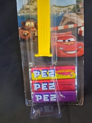 PEZ Cars Candy Dispenser Disney Pixar Lightning McQueen Collectible NEW in Box - Thumbnail 3