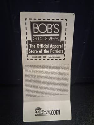 Patriots Vs Colts Ticket September 9th 2004 Game 1 - Thumbnail 5