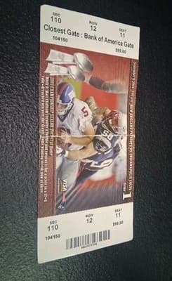 Patriots Vs Colts Ticket September 9th 2004 Game 1 - Thumbnail 2