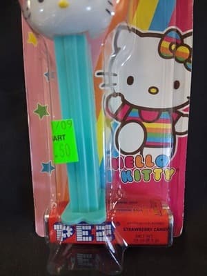 Retired Turquoise Hawaiian Hello Kitty Sanrio Pez Dispenser New Sealed Package - Thumbnail 3