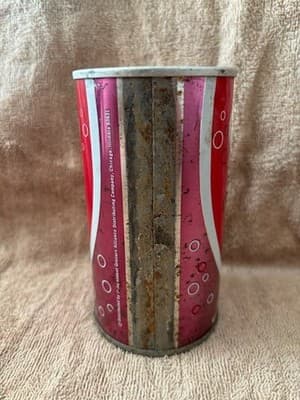 VTG 1970s IGA Black Cherry Soda Pop Can 12oz Straight Side Steel Chicago IL - Thumbnail 2