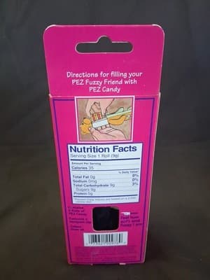 Pez Fuzzy Friends Keychain, Jade Bear, in Box - Thumbnail 3