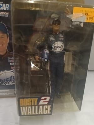 Rusty Wallace #2 NASCAR Action McFarlane Figure Series 1 Dodge Action Figure - Thumbnail 2
