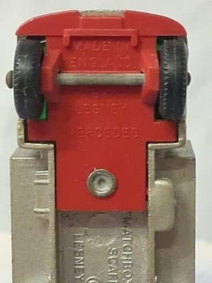 Vintage Matchbox Mercedes Lesney No. 11 Builders Supply Scaffolding Truck - Thumbnail 10