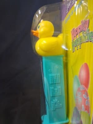 NEW SEALED PEZ Rubber Duck Ducky Apple TV SILO Relic Retired Candy Dispenser - Thumbnail 5