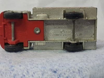 Vintage Matchbox Mercedes Lesney No. 11 Builders Supply Scaffolding Truck - Thumbnail 9