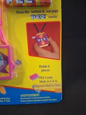 PEZ Necklace Castle 1994 Vintage Candy Dispenser Toys'R'Us - Thumbnail 6